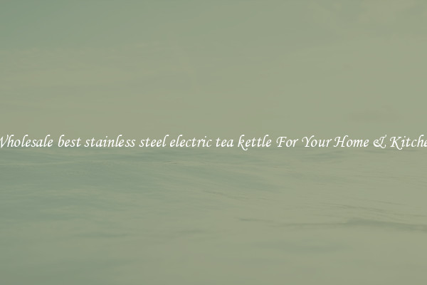 Wholesale best stainless steel electric tea kettle For Your Home & Kitchen