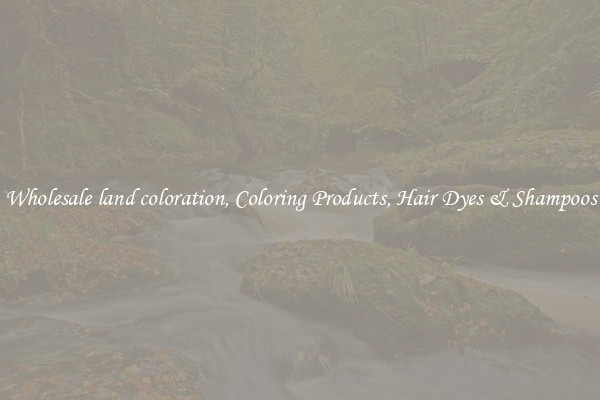 Wholesale land coloration, Coloring Products, Hair Dyes & Shampoos