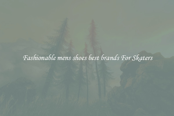 Fashionable mens shoes best brands For Skaters