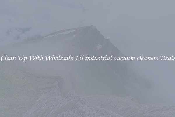 Clean Up With Wholesale 15l industrial vacuum cleaners Deals