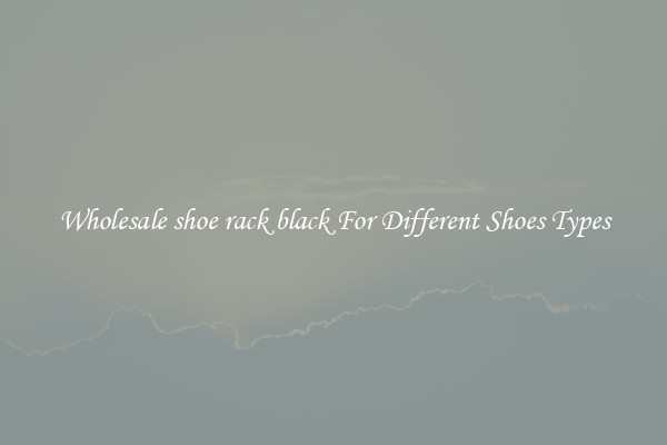 Wholesale shoe rack black For Different Shoes Types