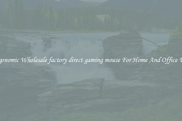 Ergonomic Wholesale factory direct gaming mouse For Home And Office Use.