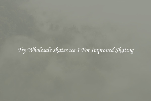 Try Wholesale skates ice 1 For Improved Skating