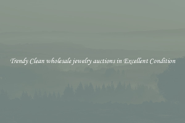 Trendy Clean wholesale jewelry auctions in Excellent Condition