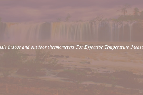 Wholesale indoor and outdoor thermometers For Effective Temperature Measurement